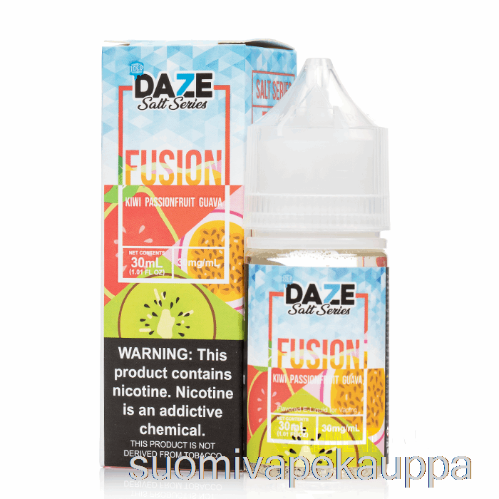 Vape Box Jääkylmä Kiivi Passionhedelmä Guava - 7 Daze Fuusiosuolaa - 30ml 30mg